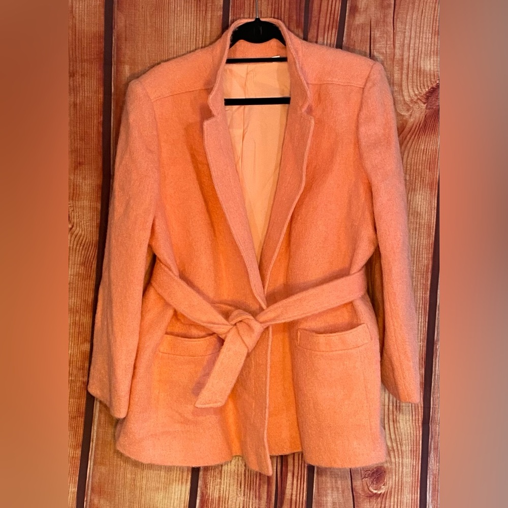 Women’s VINTAGE Denise for Windmere Brand Wool/Mohair Pink Winter Coat